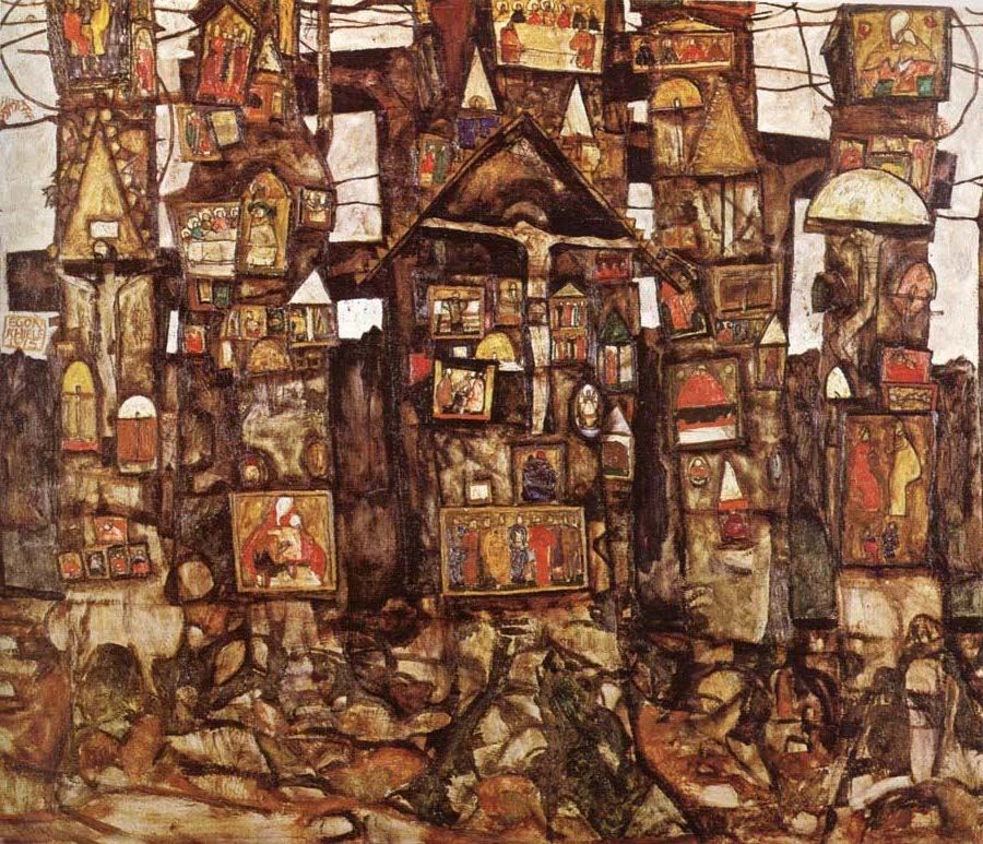 Egon Schiele Woodland Prayer